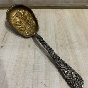 Godinger Vintage Serving Spoon From Neiman Marcus (Strawberry and vines)